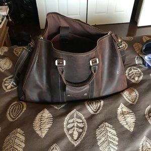 Leather Weekender Bag